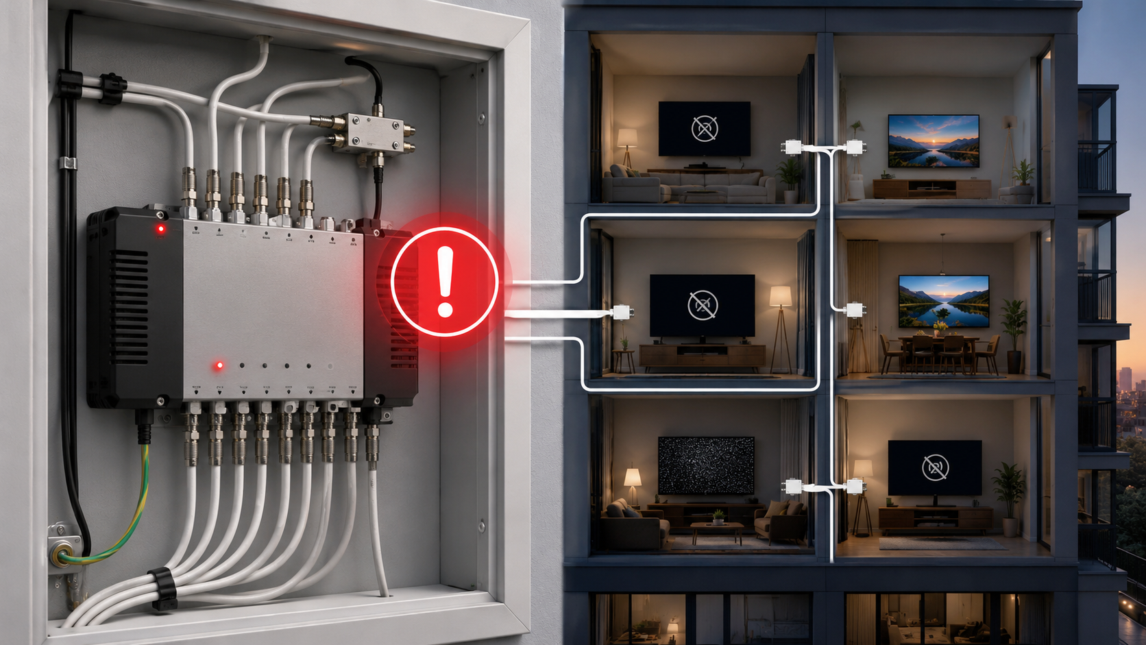 Multiswitch Arızası Nasıl Anlaşılır? Apartman Uydu Sistemlerinde Belirtiler
