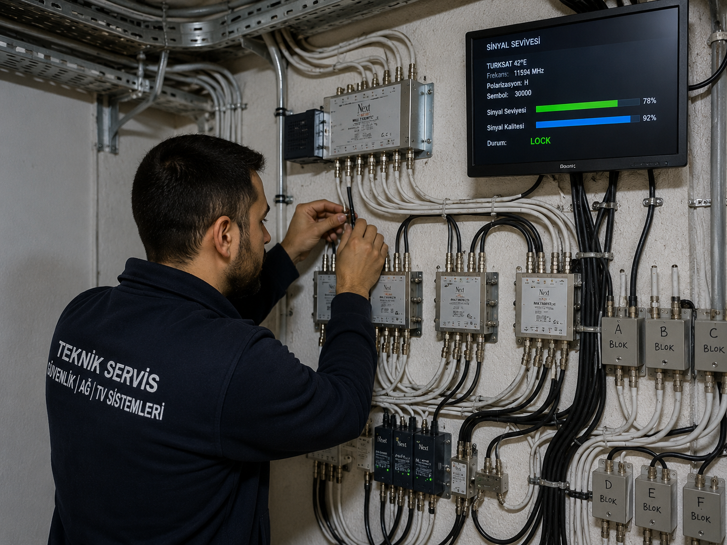 Esenyurt Site Merkezi Uydu Bakım Projesi