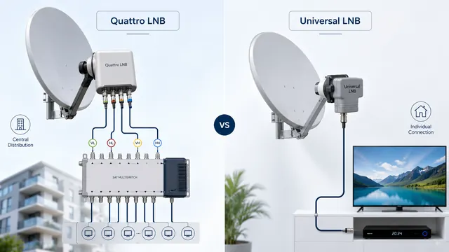 Quattro LNB ile Universal LNB Arasındaki Fark Nedir? 