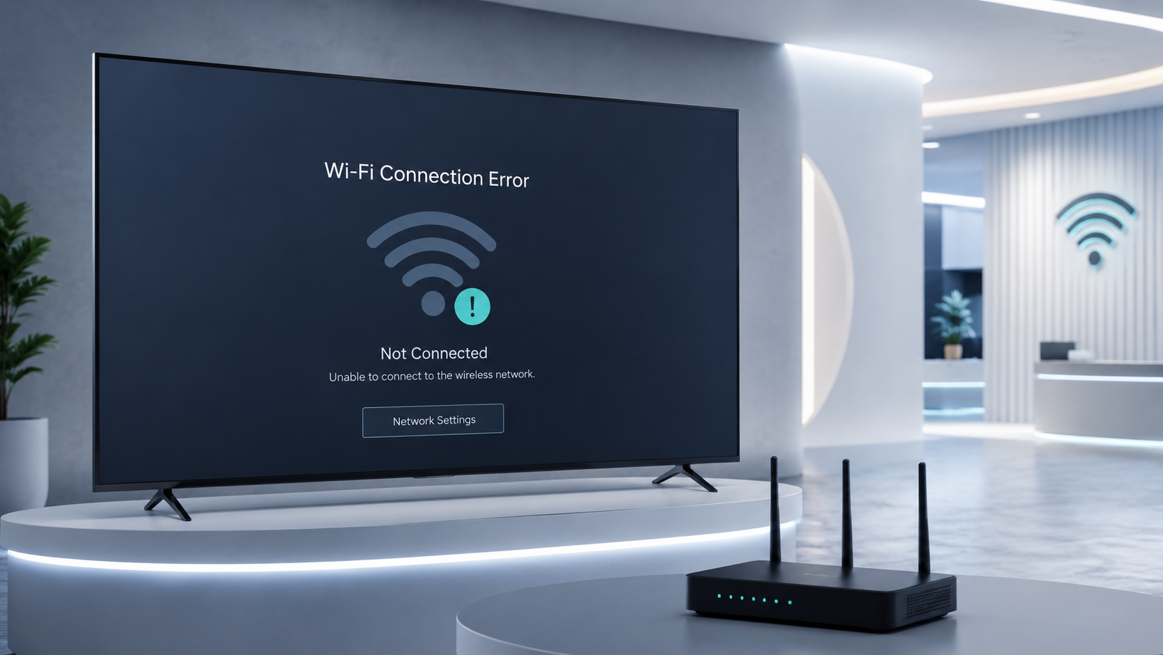 Smart TV Wi-Fi’ye Bağlanmıyor: Ağ Ayarı mı Modül Arızası mı?  – blog görseli