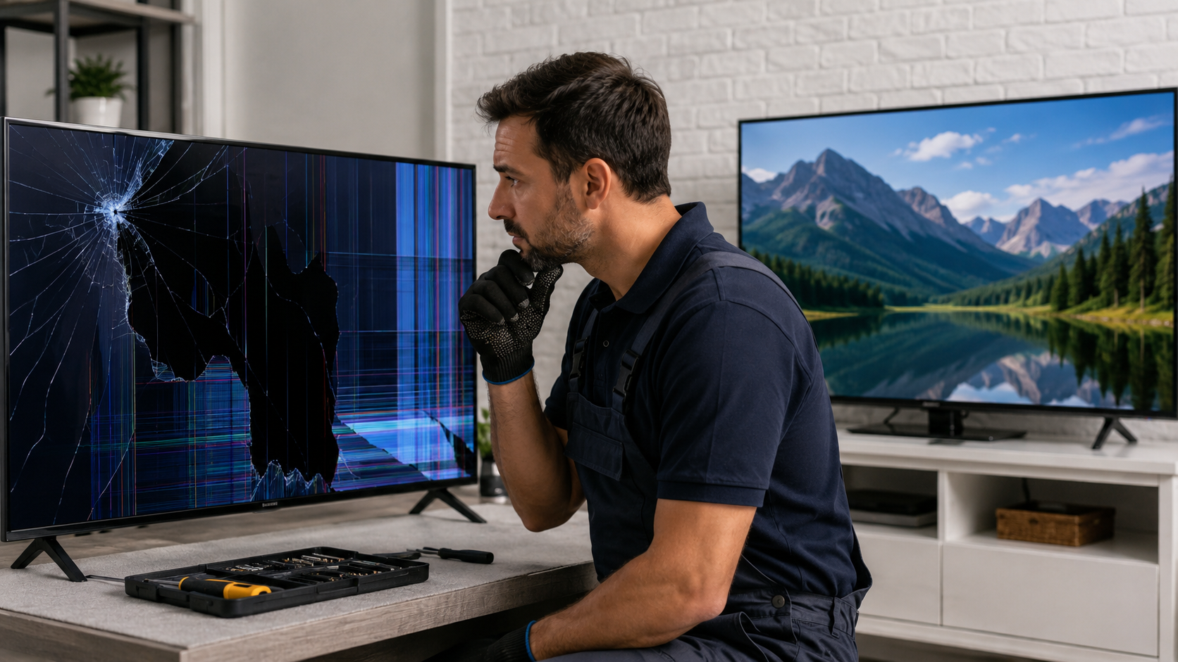 TV Ekranı Kırıldı - Panel Değişimi mi Yeni Televizyon mu?