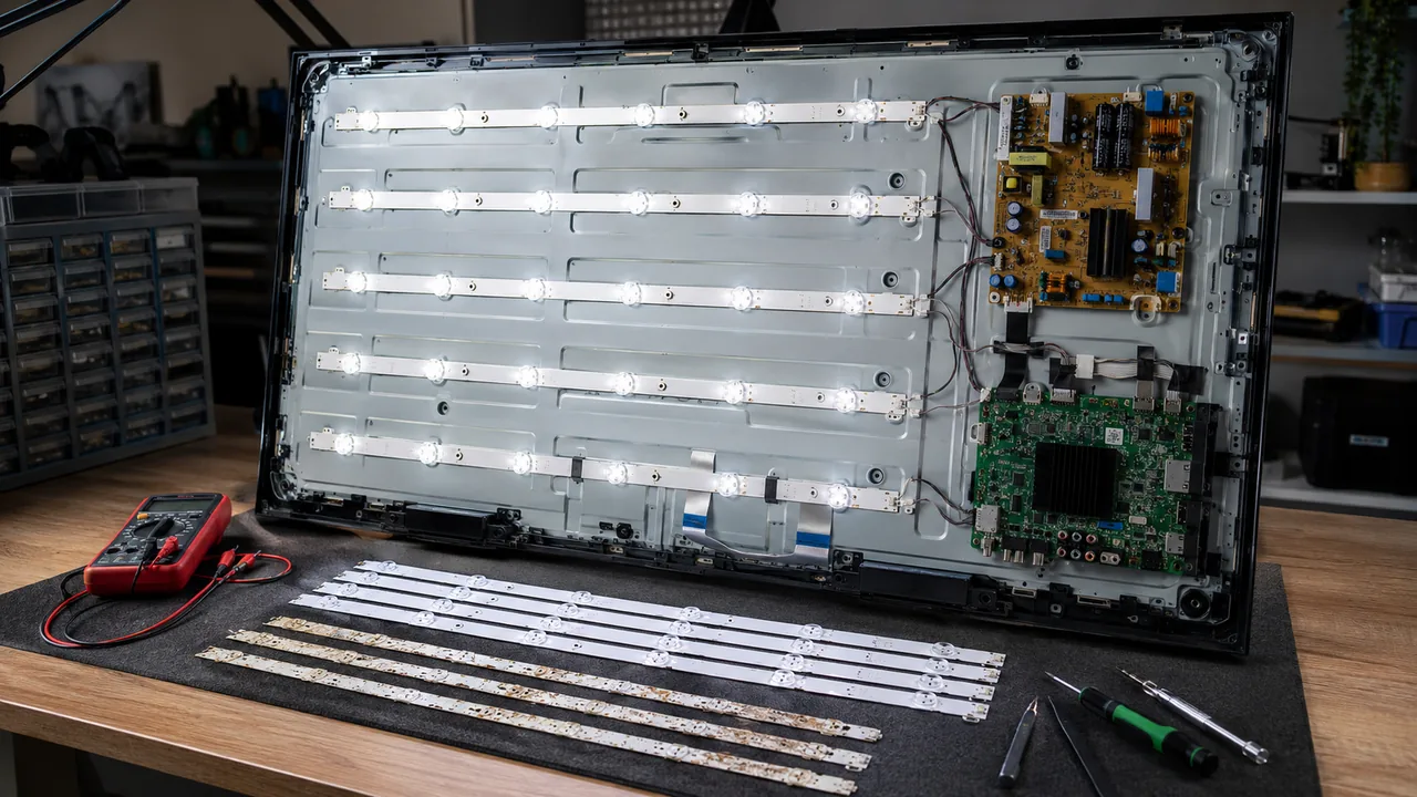 TV Tamir ve LED Bar Değişim Projesi