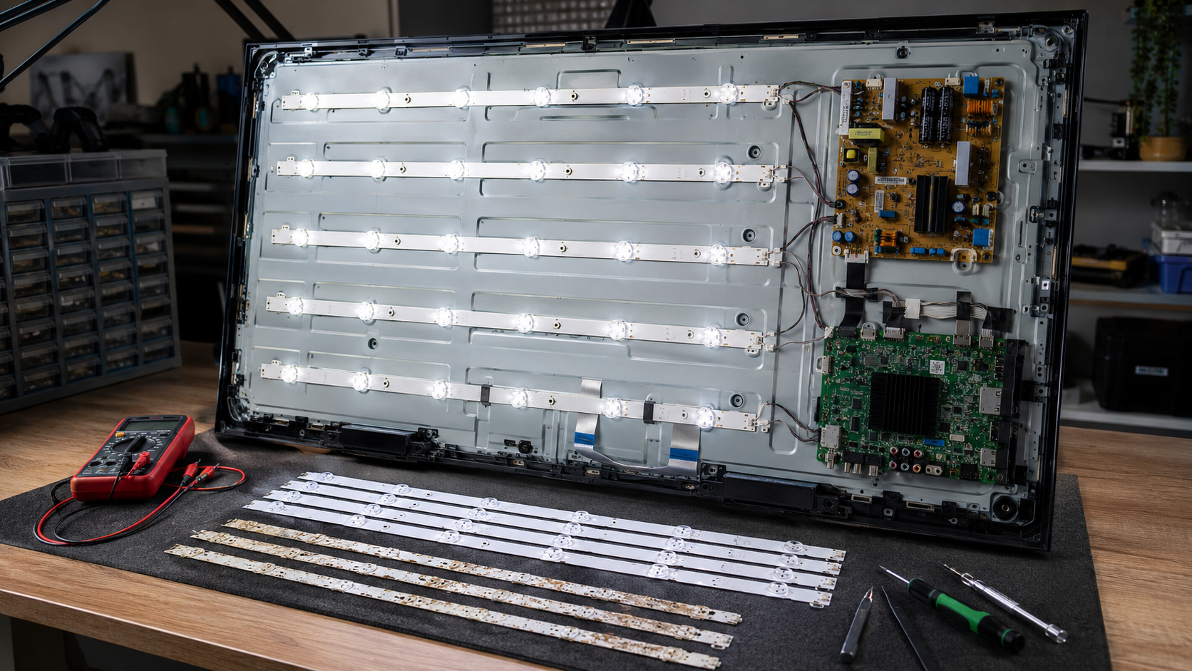 TV Tamir ve LED Bar Değişim Projesi