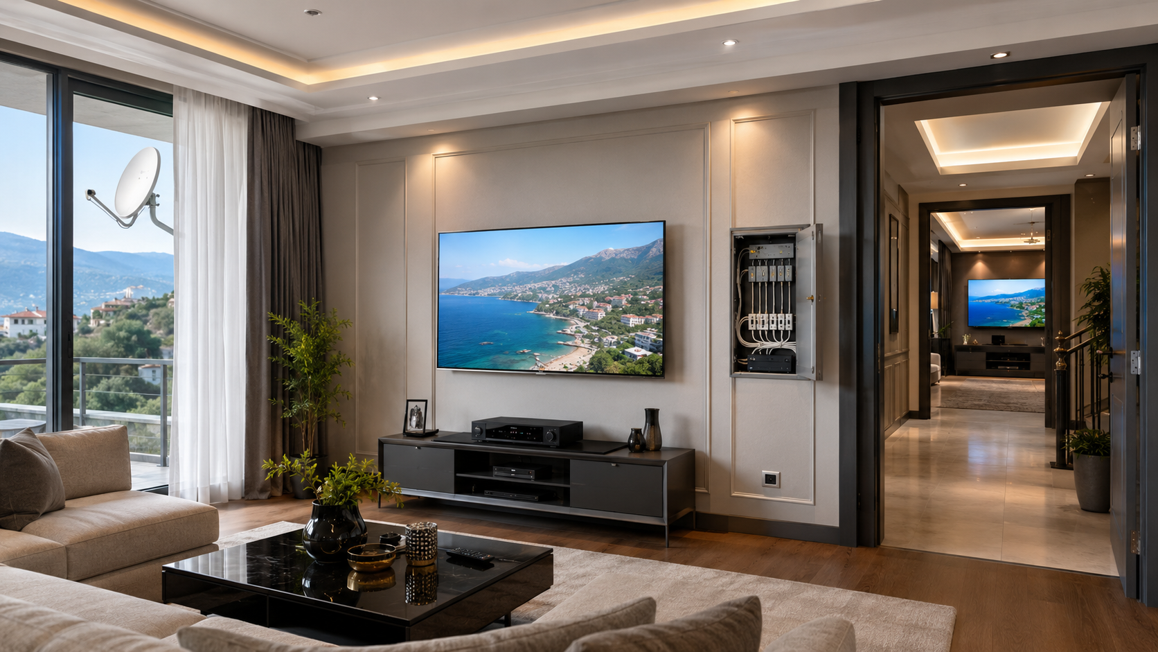 Villa Merkezi Uydu ve TV Dağıtım Sistemi Projesi