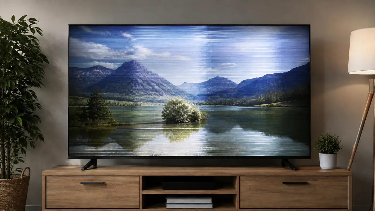 TV ekranı titriyor arızasında görüntü ve parlaklık dalgalanması